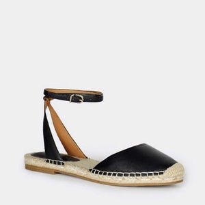 NEW Joie Calo Espadrille - Black Leather 37.5